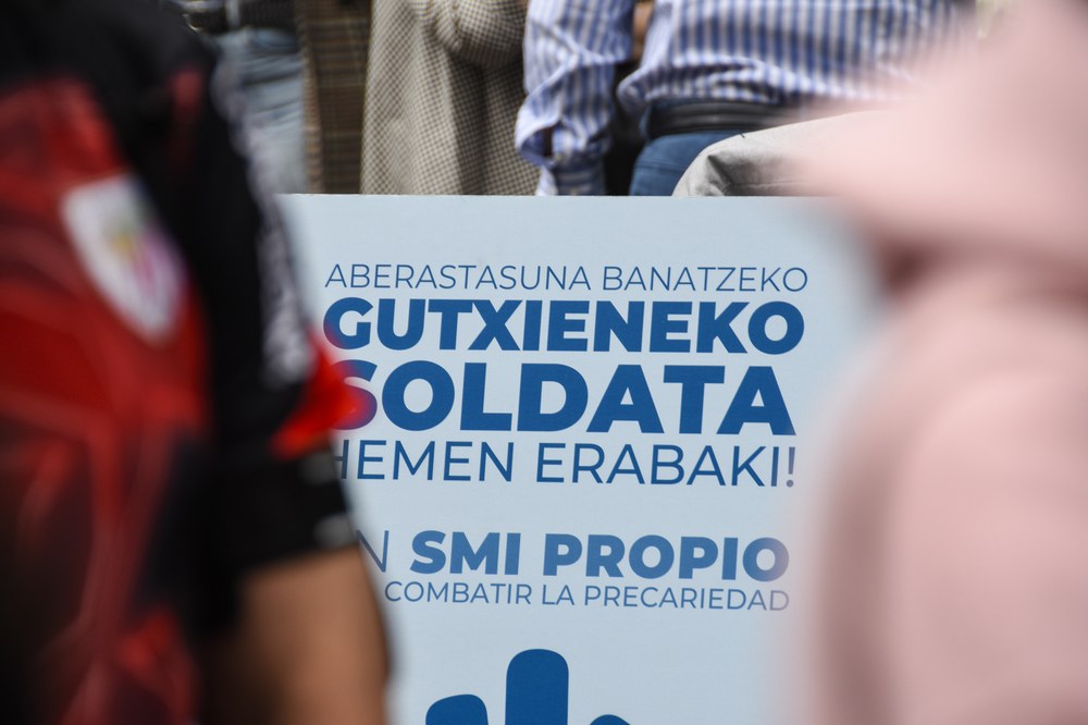 Los sindicatos protestarán ante las sedes del Gobierno Vasco, PNV y PSE-EE