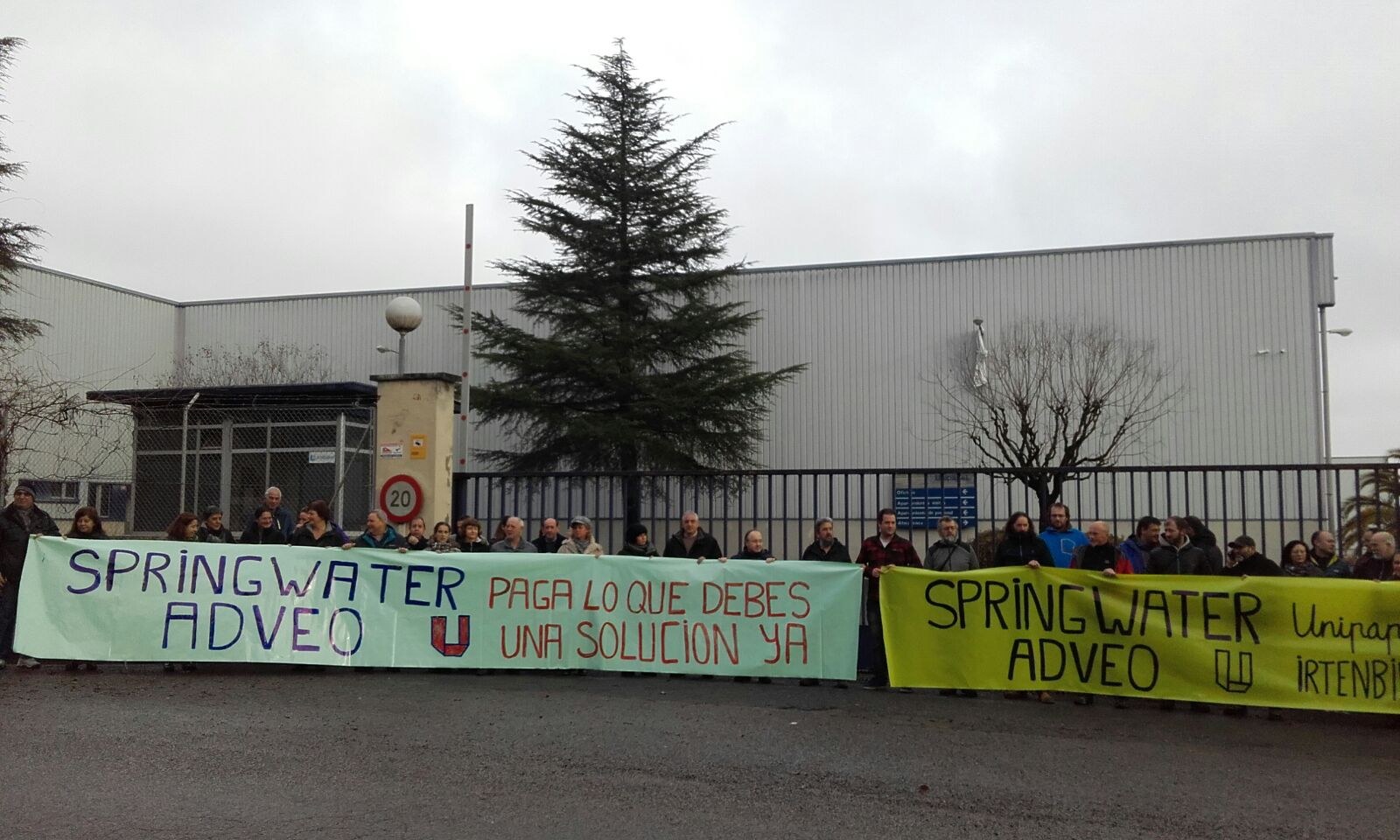 Los trabajadores de Unipapel alcanzan 12 nóminas sin cobrar