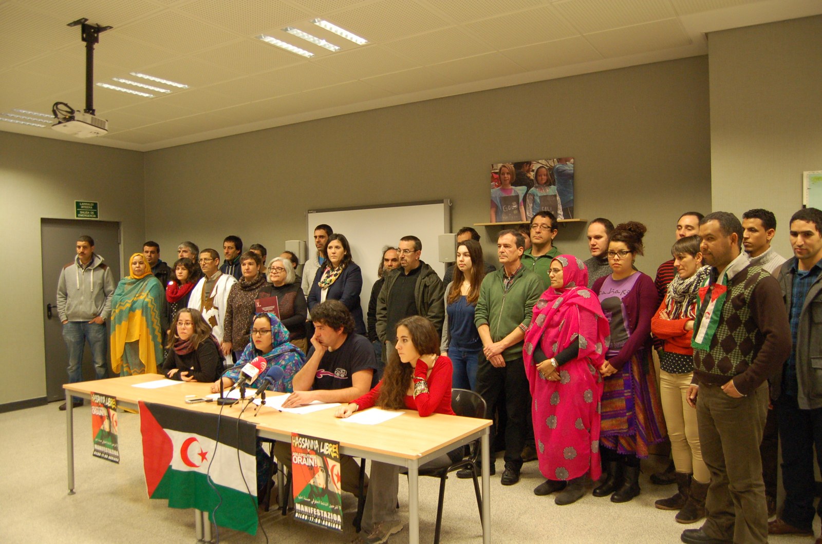 Manifestación para exigir asilo político para Hassanna Aalia