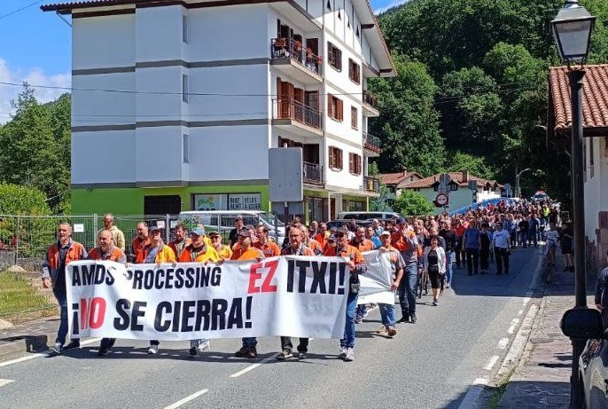 Manifestación para exigir la retirada del ERE Manifestación para exigir la retirada del ERE
