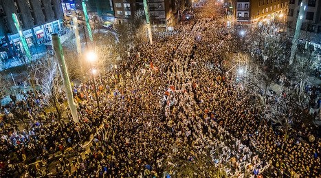 Más de 100.000 manifestantes en Bilbo