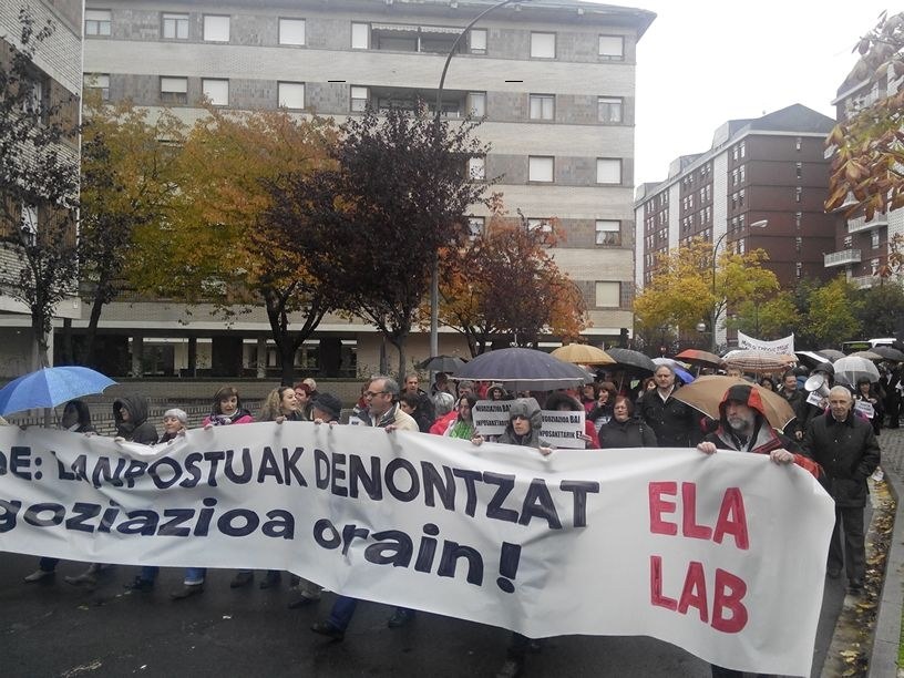 Apoyo mayoritario a la convocatoria de paro en Lanbide