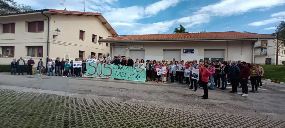 Más del 80% del personal de atención sanitaria rural de Araba secunda la huelga