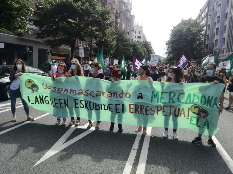 Mercadona de Irun despide a una representante de ELA