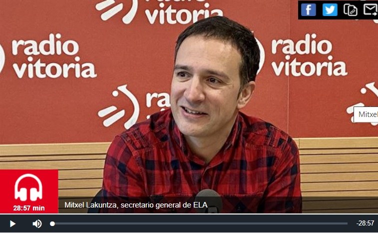 Mitxel Lakuntza:"Es urgente derogar las reformas laborales para salvar empleo ante la crisis que vivimos" Mitxel Lakuntza:"Es urgente derogar las reformas laborales para salvar empleo ante la crisis que vivimos"