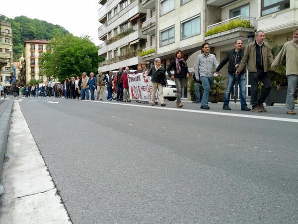 Movilizaciones contra la privatizaciòn de Kutxabank