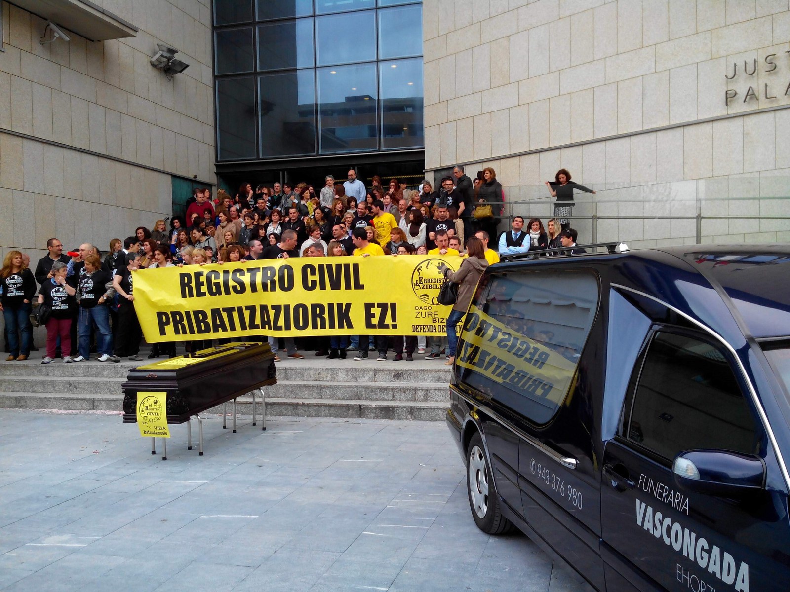 Movilizaciones contra la privatización de los registro civiles