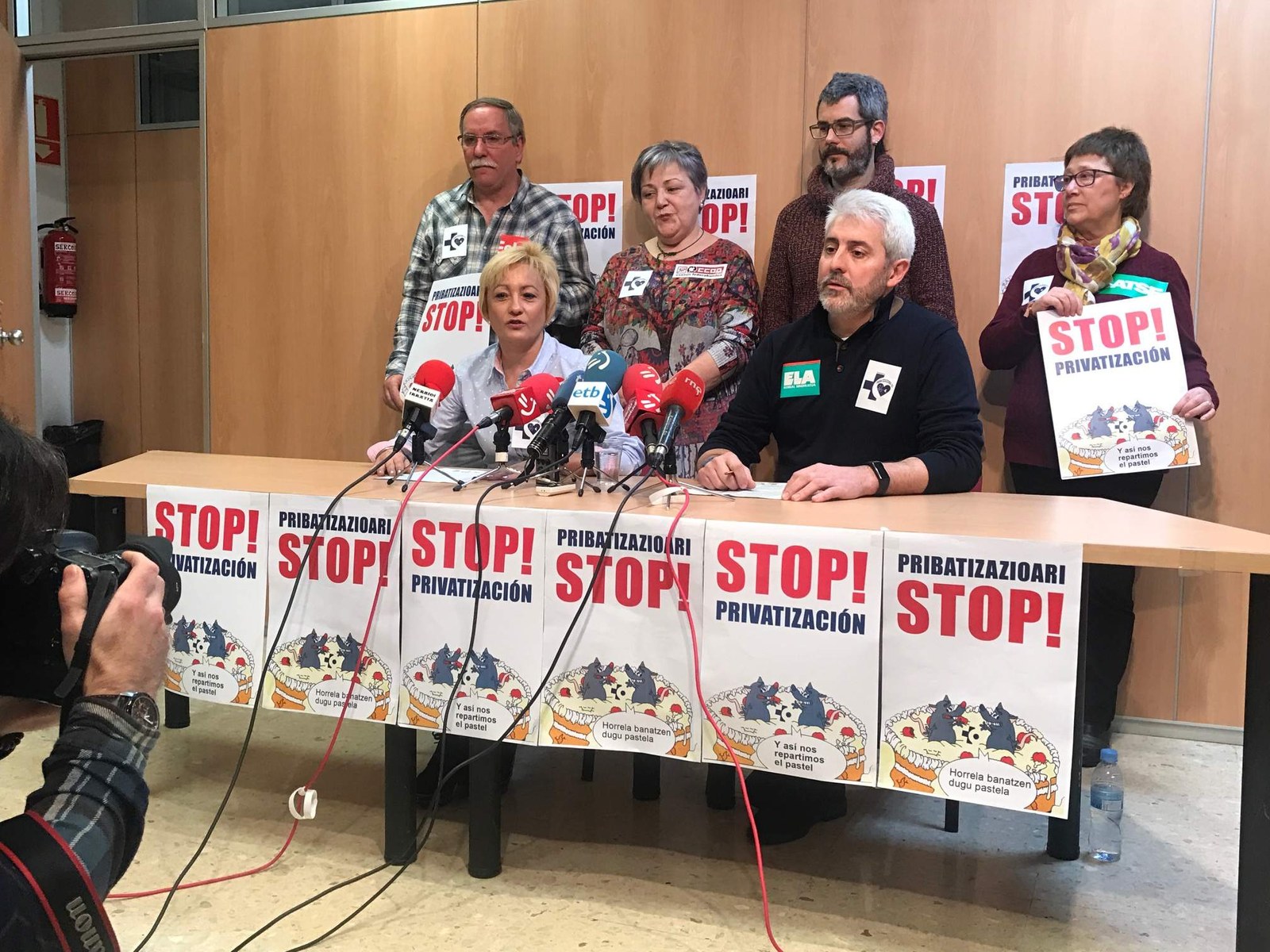 Movilizaciones contra las privatizaciones en Osakidetza