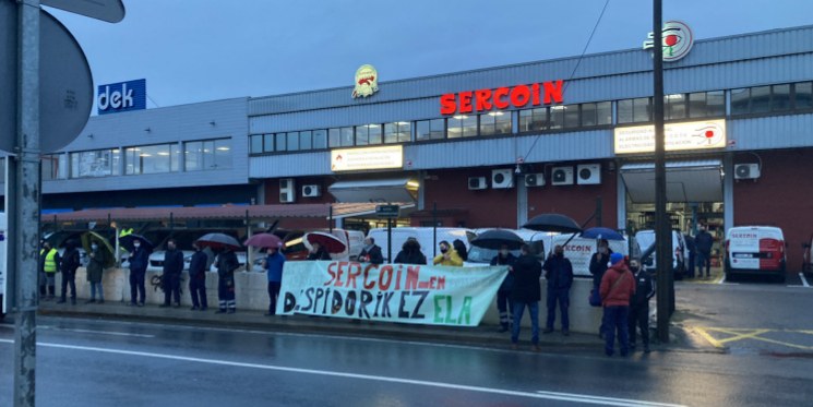 Movilizaciones de los trabajadores de Sercoin contra los 19 despidos anunciados