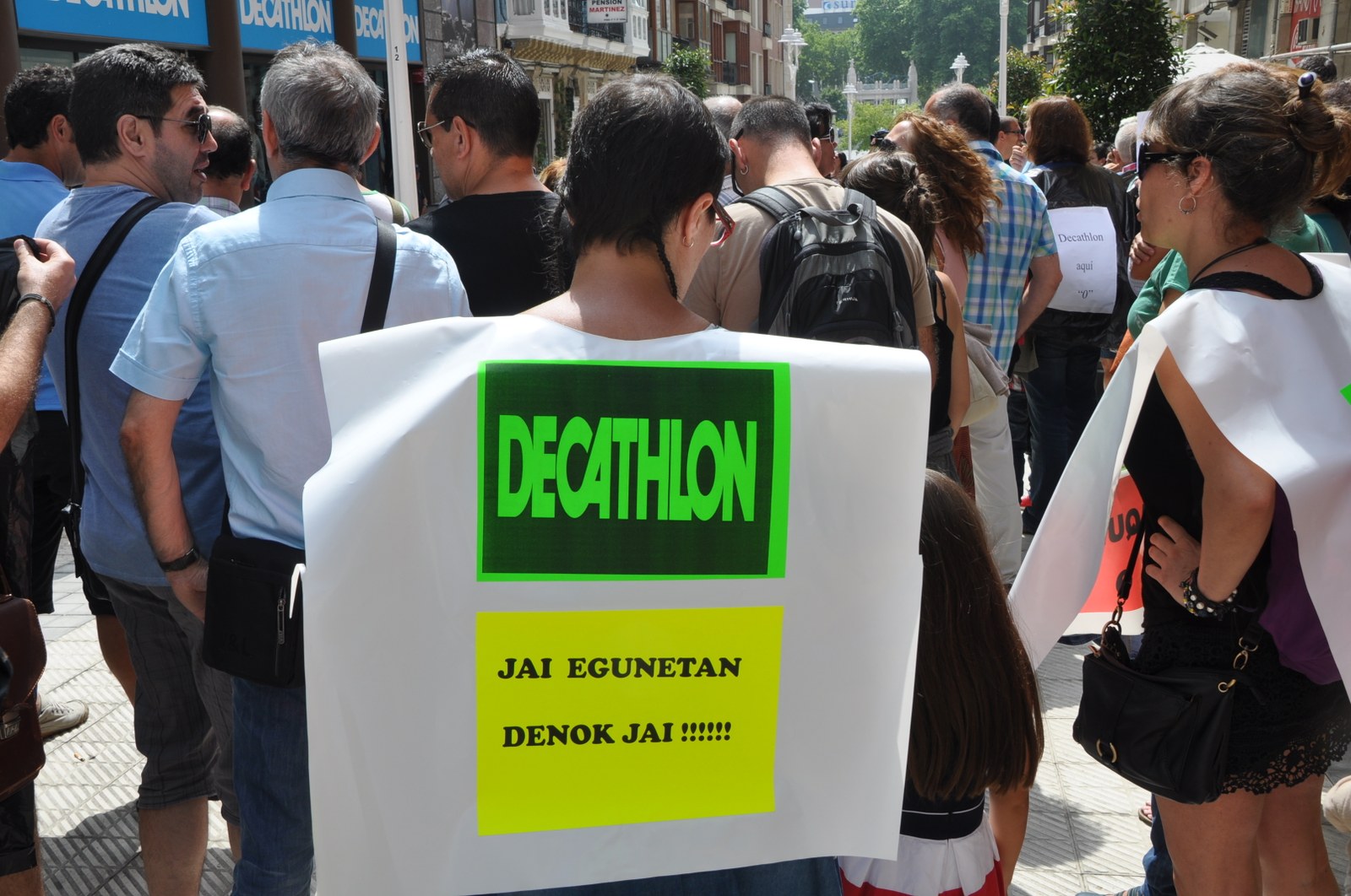 Movilizaciones en contra de la apertura en domingos y festivos