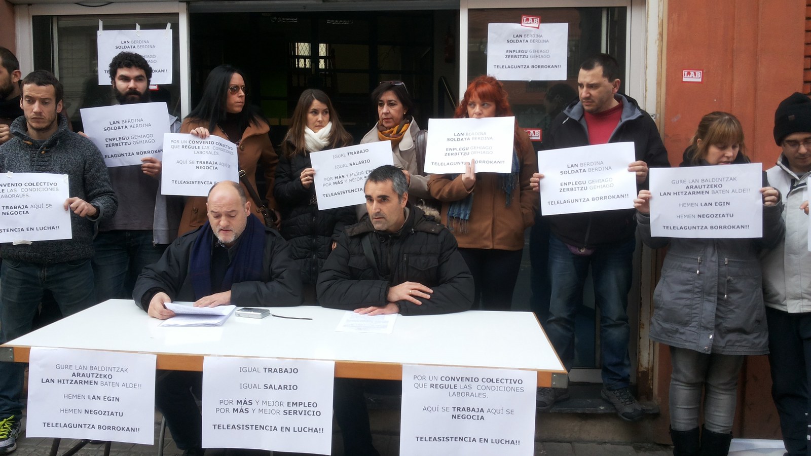 Movilizaciones en el sector de Teleasistencia de Bizkaia