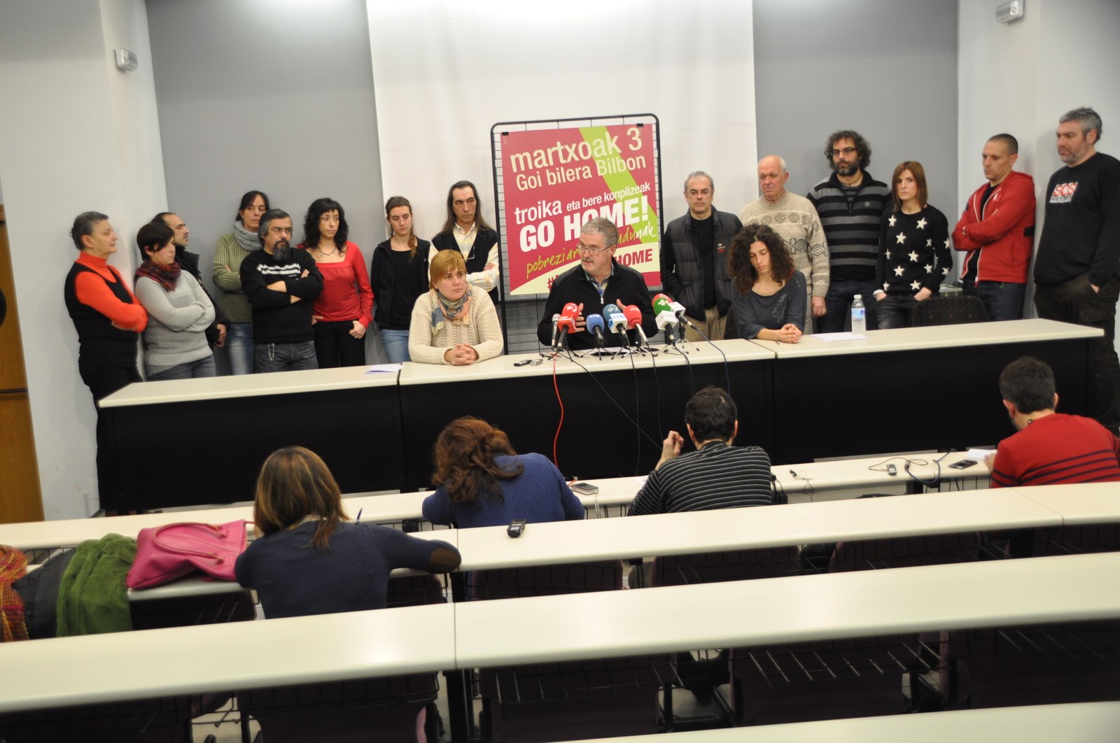 Muñoz: “El lunes se reunen en Bilbao lo que nos  condenan a la pobreza y la precariedad”