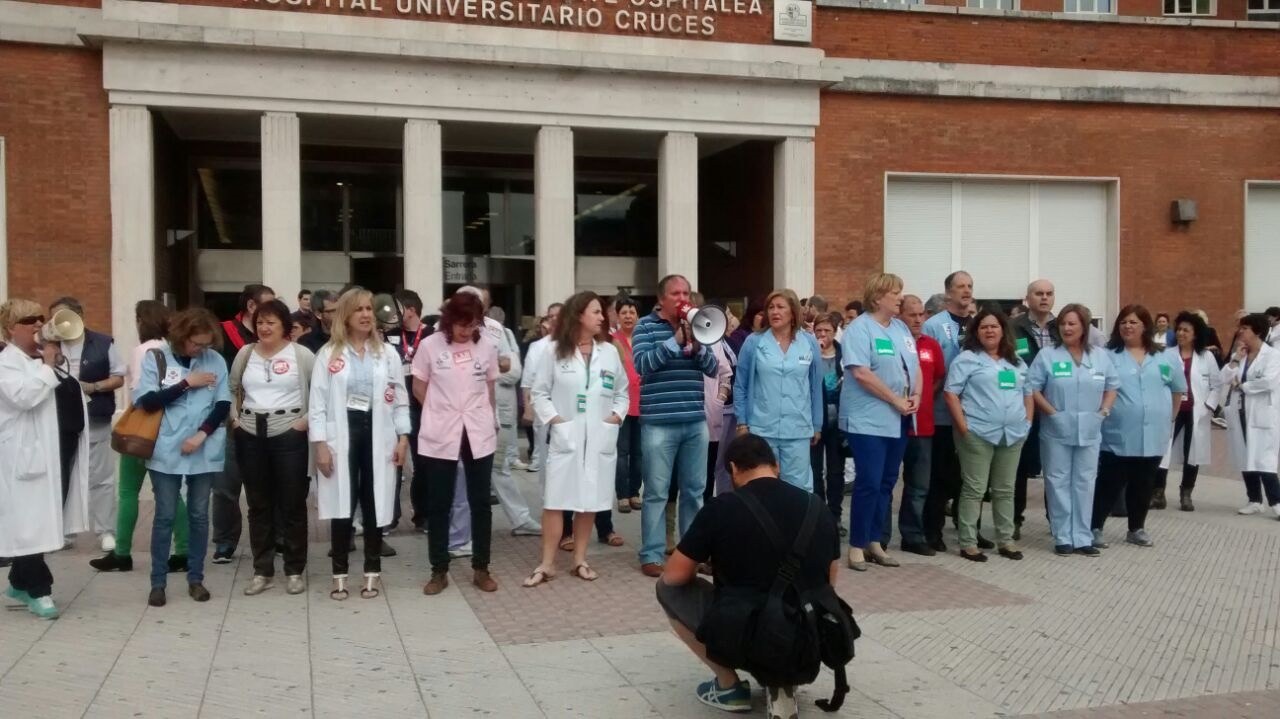 Nuevas concentraciones de los trabajadores/as de Osakidetza