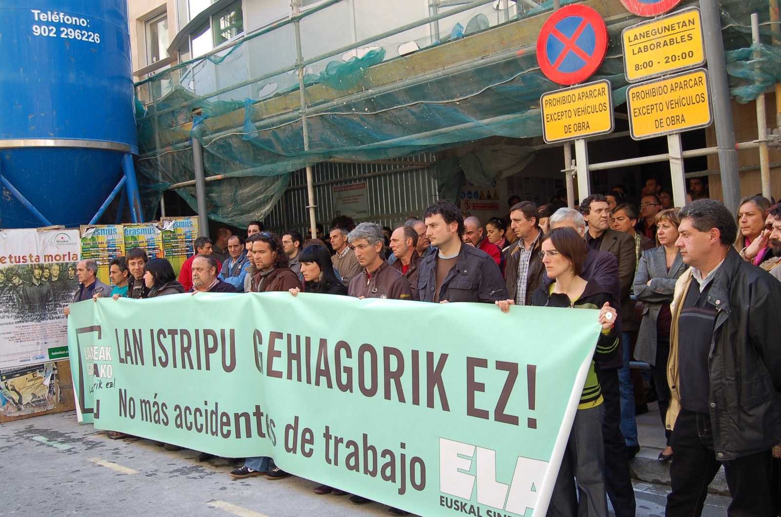 Nuevo accidente laboral mortal en Bilbao