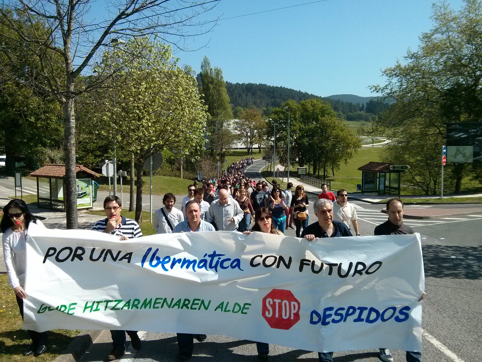 Paros en Ibermática contra los despidos y el bloqueo en la negociación colectiva