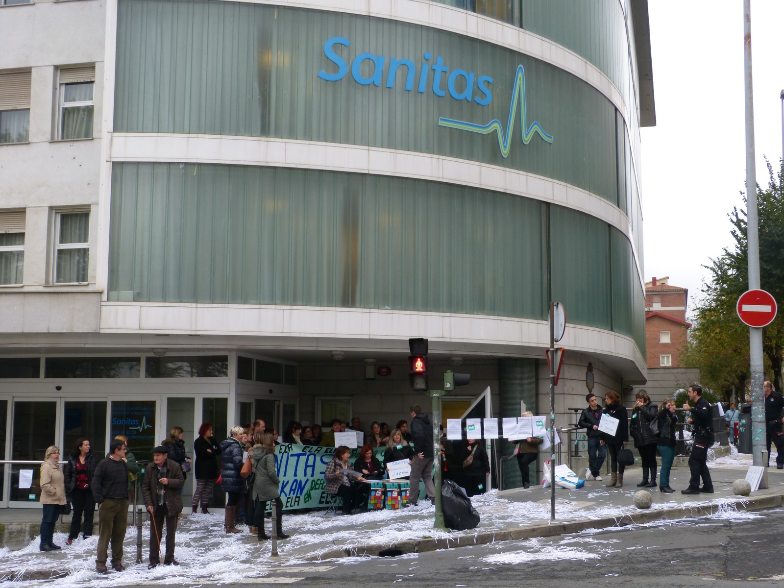 Paros en la Residencia Sanitas de Barakaldo