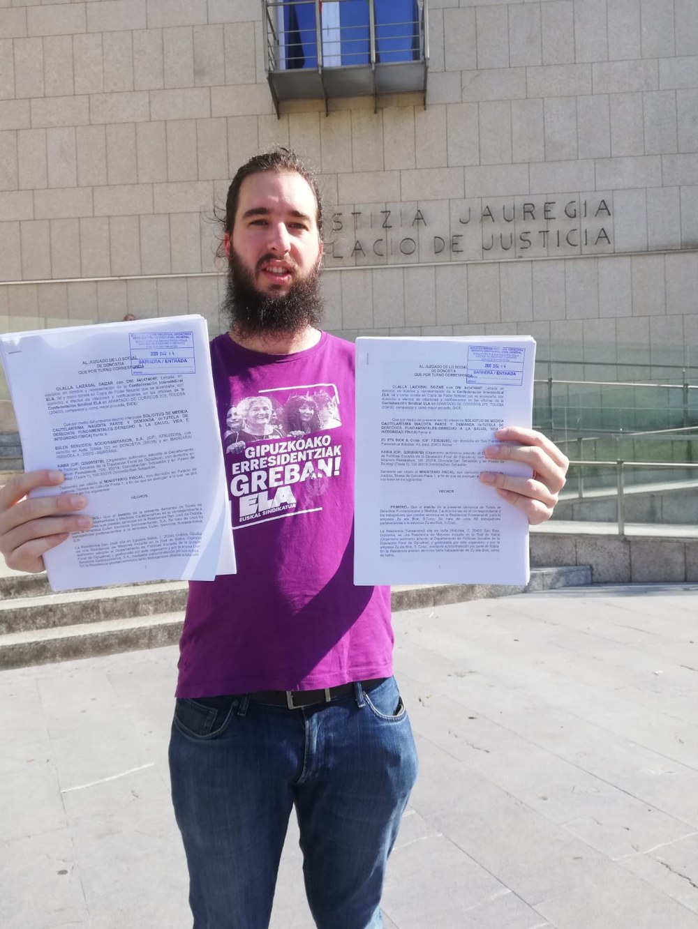 Presentadas las demandas contra las residencias Lurreamendi, de Tolosa; Argixao, de Zumarraga; y San José, de Ordizia, y la Diputación de Gipuzkoa