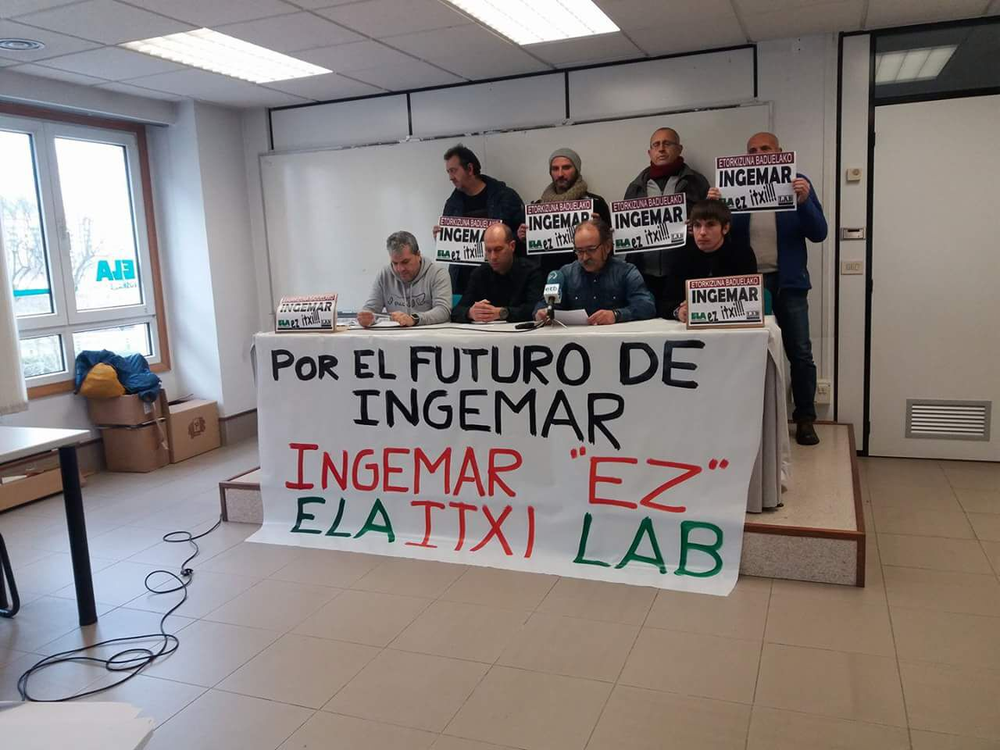 Reclaman medidas para garantizar la viabilidad de la planta de INGEMAR de Usurbil