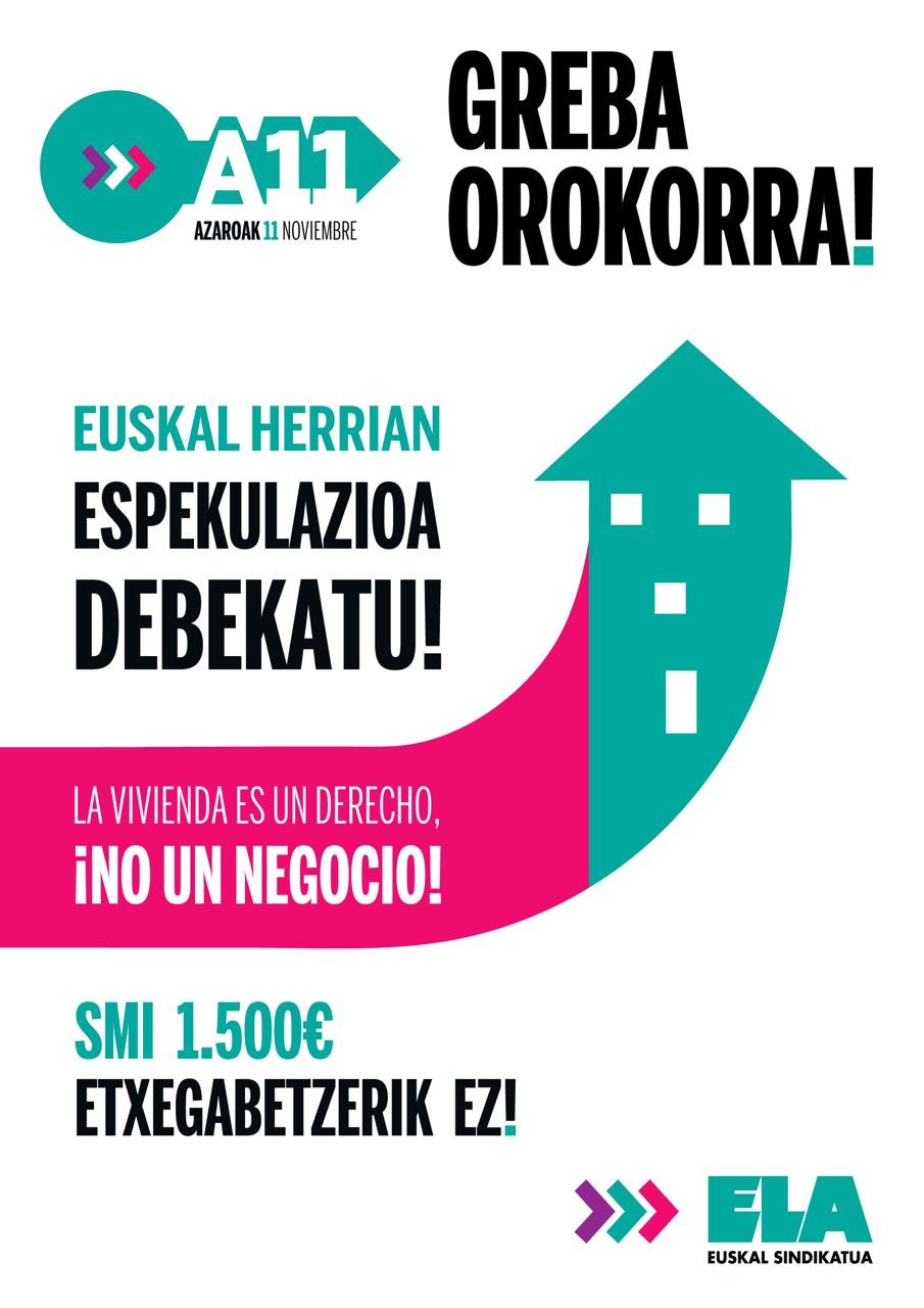 Registran la convocatoria del 11 de noviembre en Euskal Herria