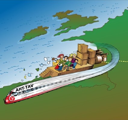 Representantes de la Plataforma por un Tren Social exigen otra política ferroviaria