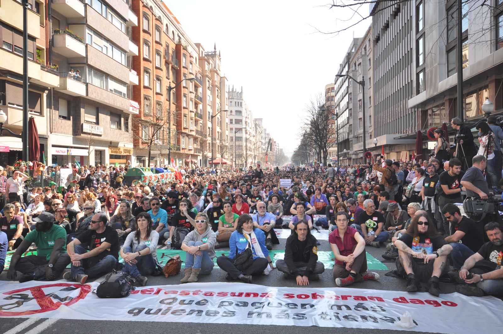 Seguimiento casi total a la huelga general