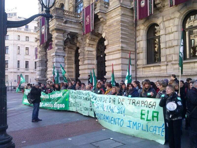 Seguimiento generalizado en la huelga de Residencias de Bizkaia