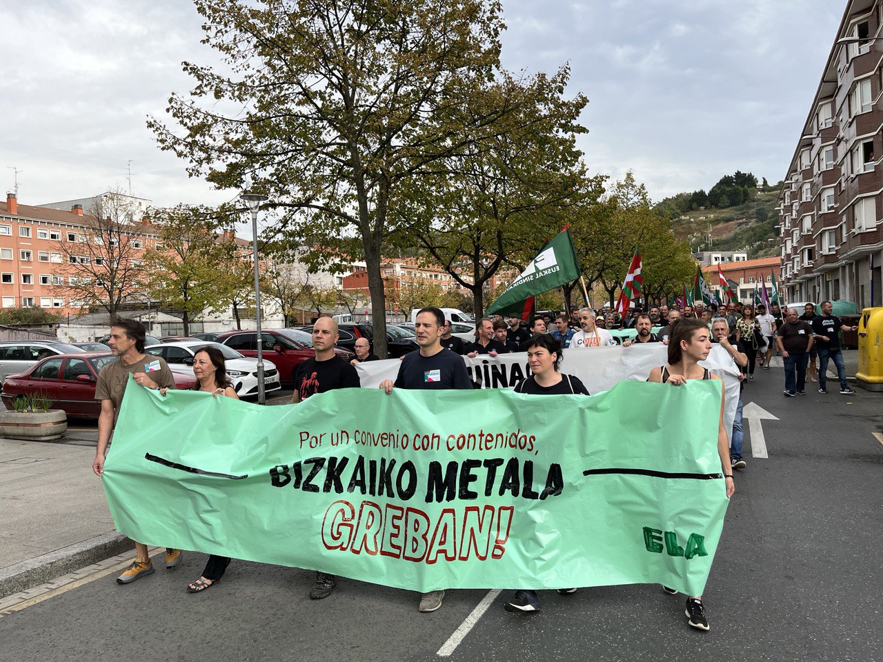 Seguimiento muy amplio de la huelga en el metal de Bizkaia — ELA Sindikatua