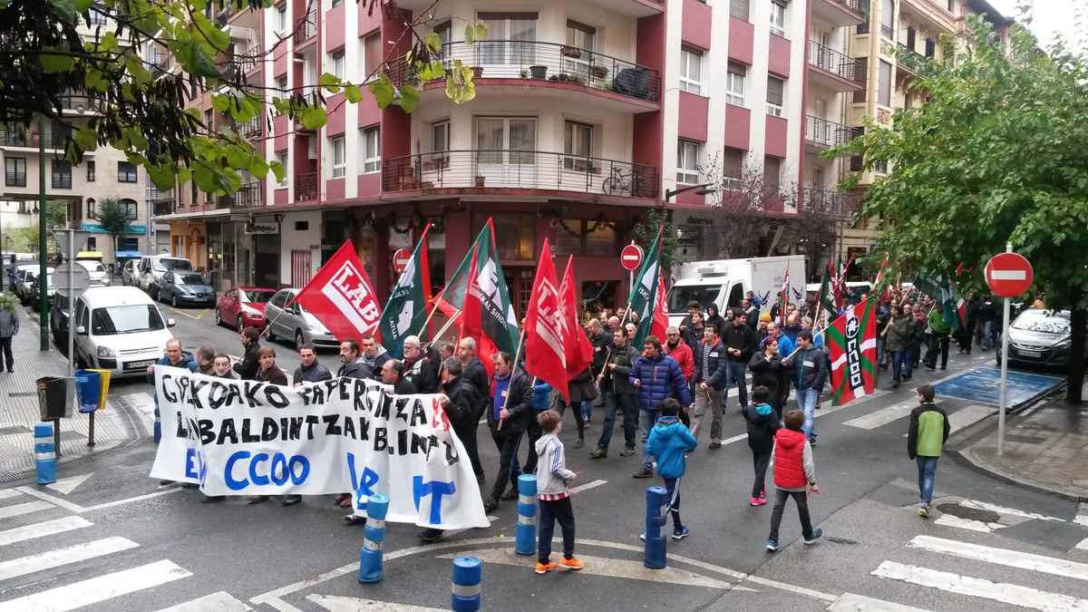 Sigue la huelga en el sector del papel de Gipuzkoa — ELA Sindikatua