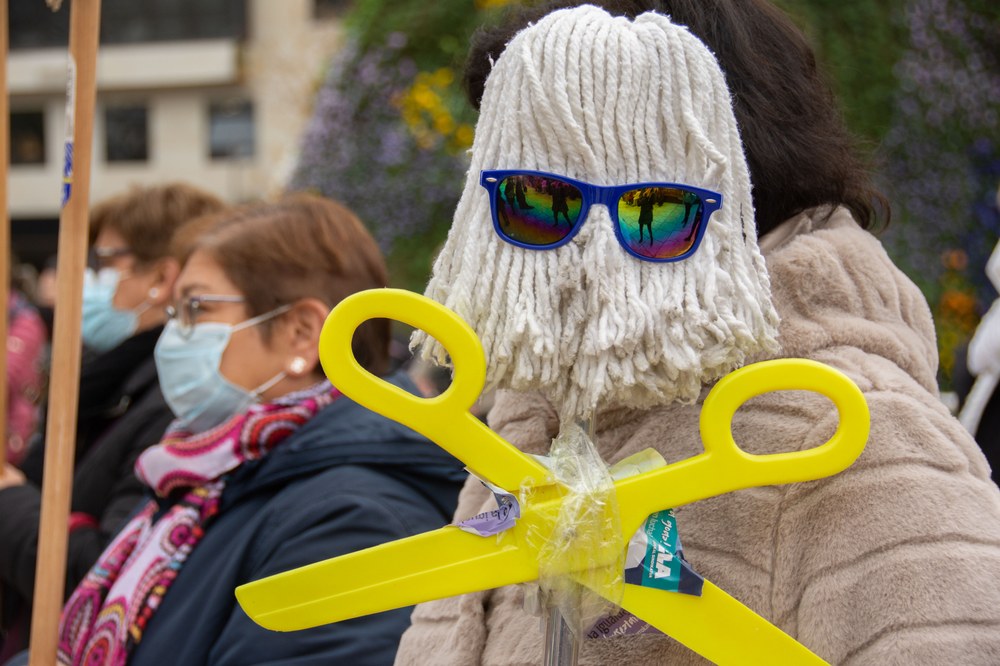 Solidaridad con las huelguistas #GuggenheimBorrokan