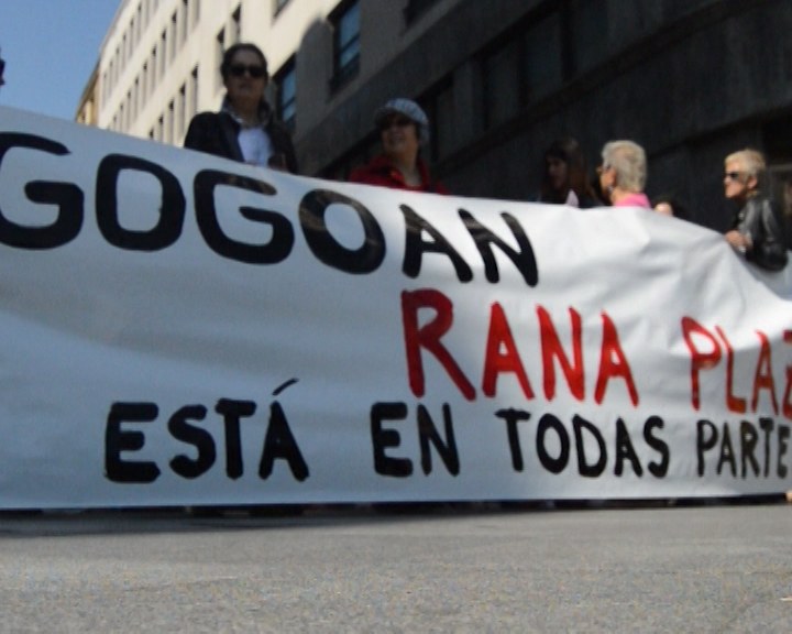 Tercer aniversario del derrumbe del edificio Rana Plaza