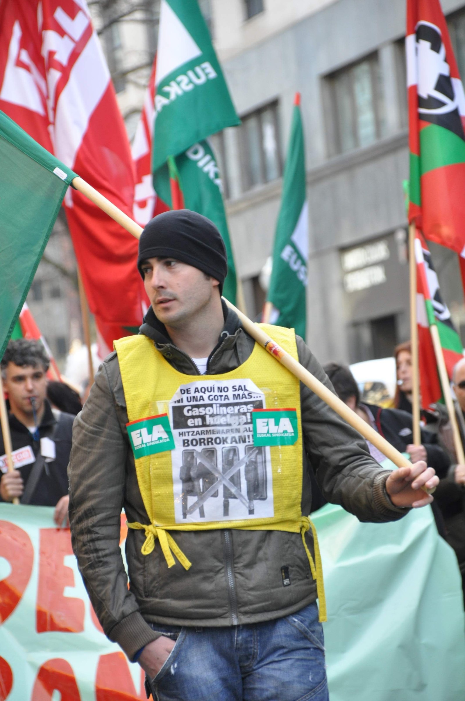 Una semana de huelga en las gasolineras de Bizkaia