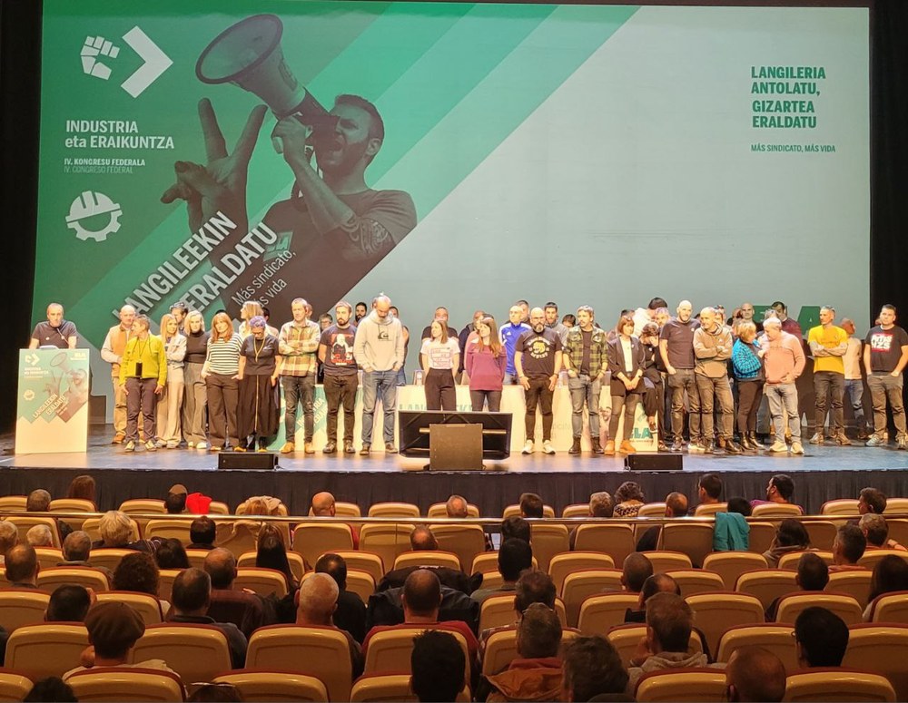 Unai Martinez: “Tenemos que crear poder en los centros de trabajo para ganar la lucha por el reparto de la riqueza”