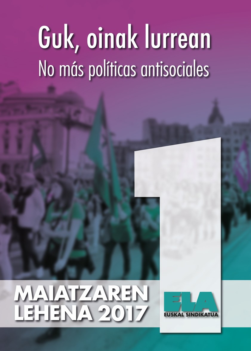 Horario de autobuses para el Primero de Mayo (Bilbo)