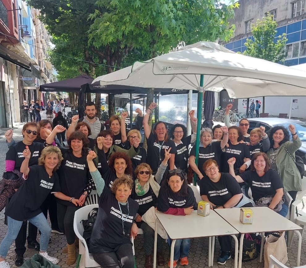 Concentración para reivindicar un nuevo convenio que acabe con la precariedad