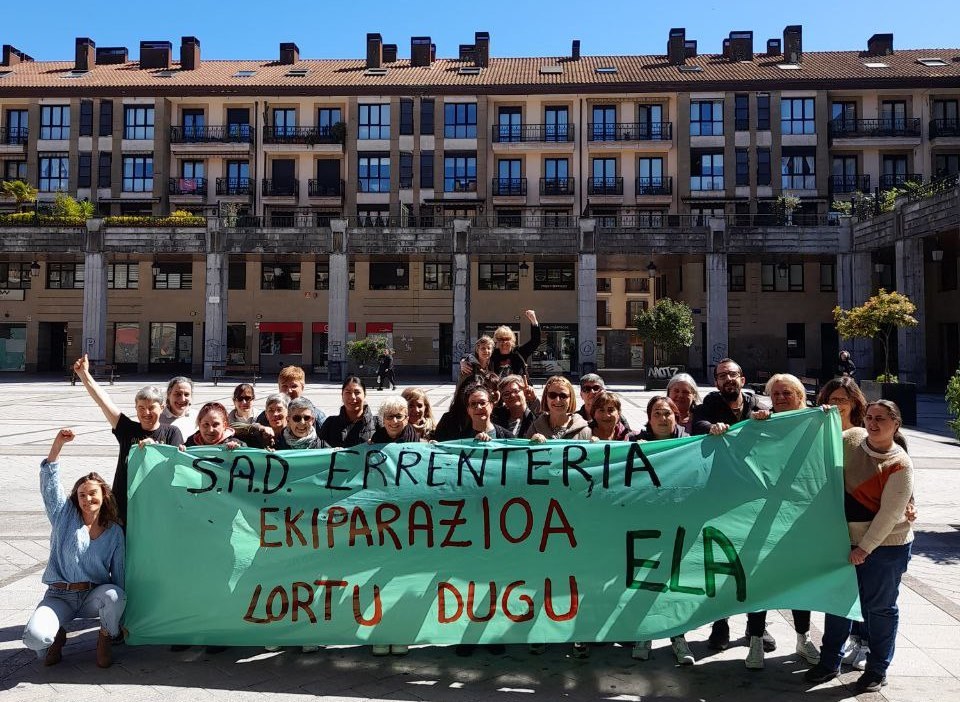 ELA logra un nuevo convenio para el SAD subcontratado por el ayuntamiento de Errenteria