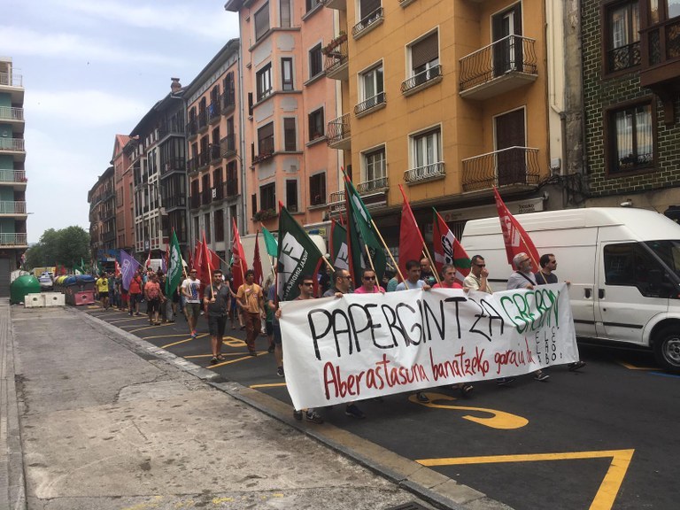 ELA no firma el convenio del sector del Papel de Gipuzkoa
