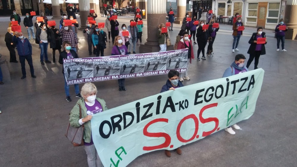 La apertura de la residencia de Ordizia para los mayores con Covid se ha hecho con menos plantilla que la habitual