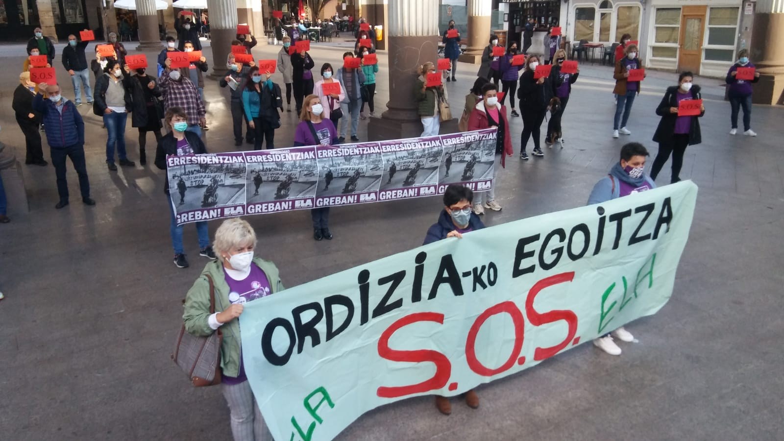 La apertura de la residencia de Ordizia para los mayores con Covid se ha hecho con menos plantilla que la habitual La apertura de la residencia de Ordizia para los mayores con Covid se ha hecho con menos plantilla que la habitual