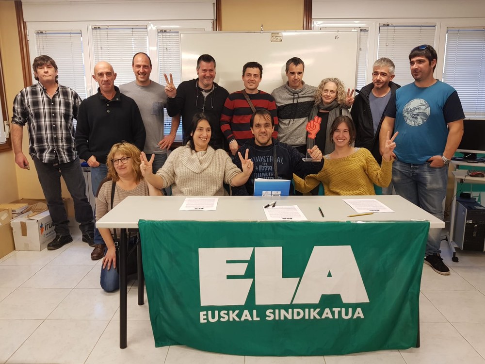 La plantilla de Tolosaldea Bus culmina la huelga con un gran acuerdo