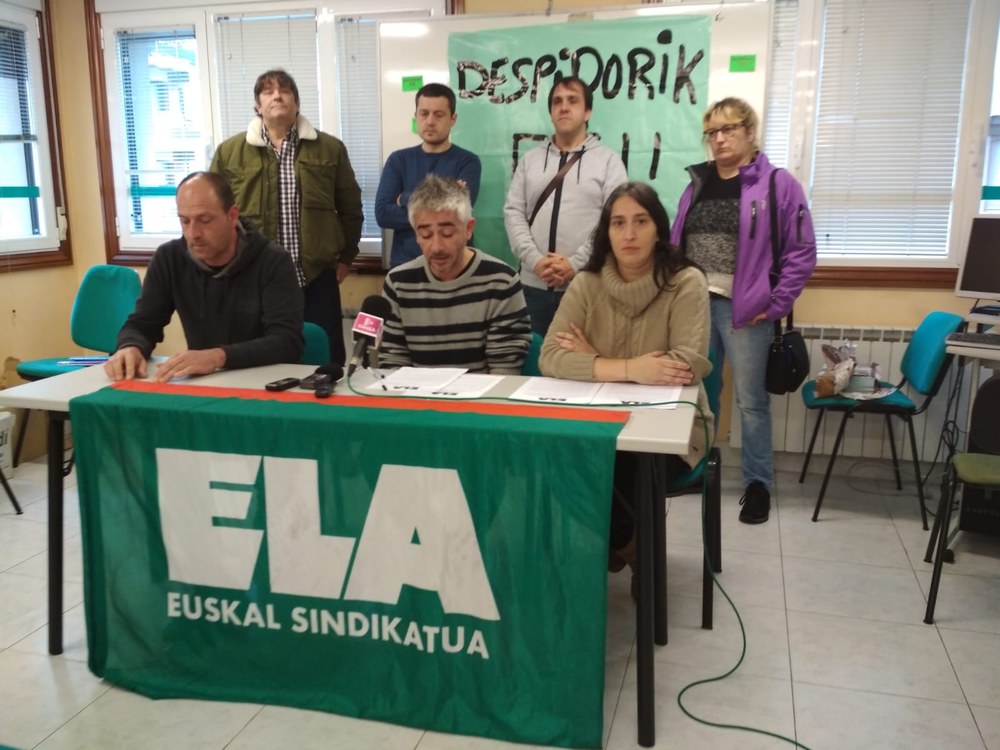 La plantilla de Tolosaldea Bus irá a la huelga en protesta por el despido del delegado de ELA
