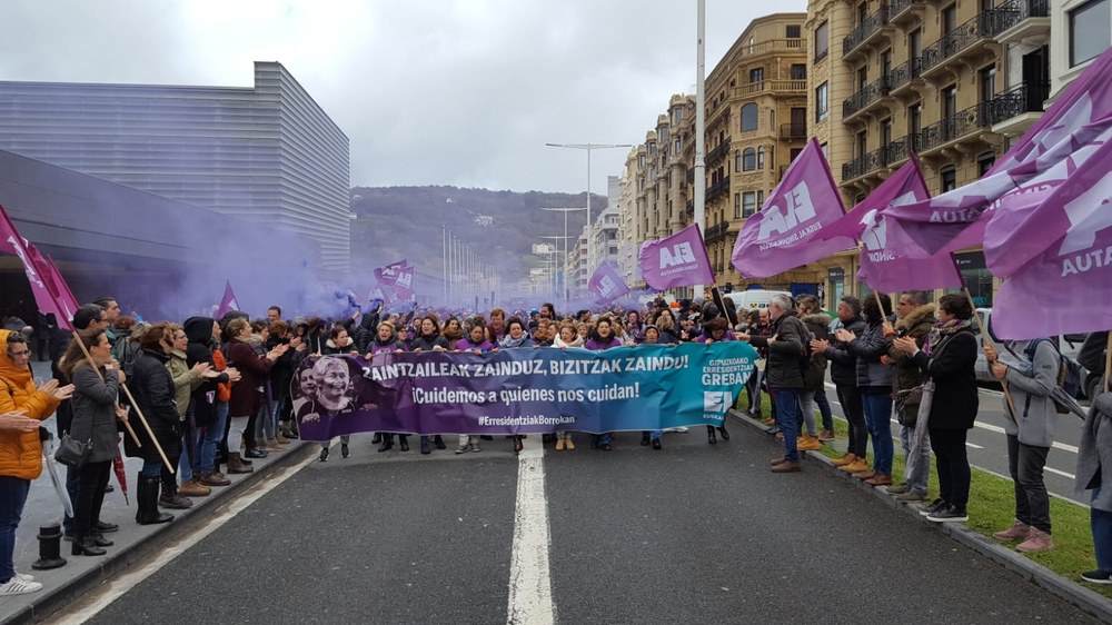 “Lo vuestro, lavado de imagen morado; lo nuestro, la lucha feminista”