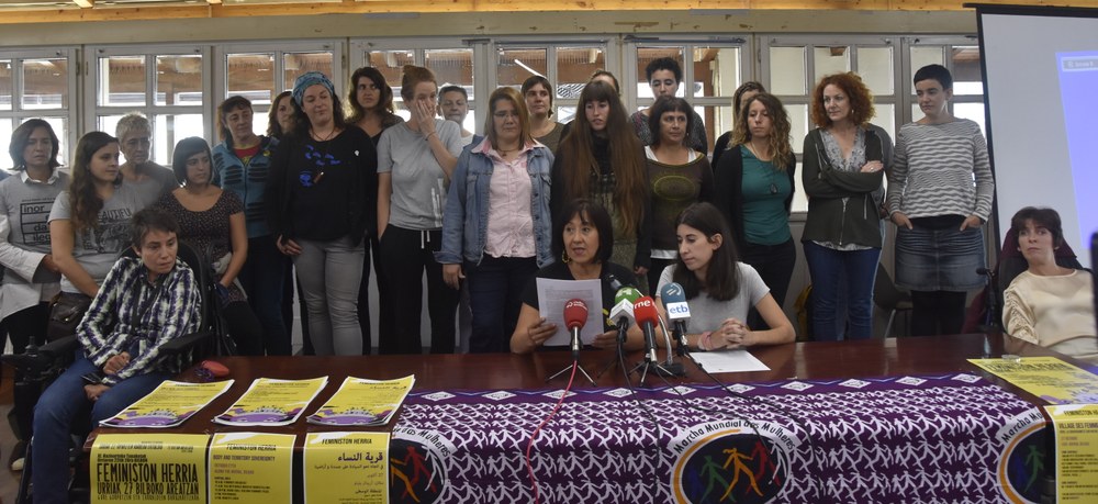 Bilbao acogerá del 22 al 28 de octubre el XI Encuentro Internacional de la Marcha Mundial de Mujeres