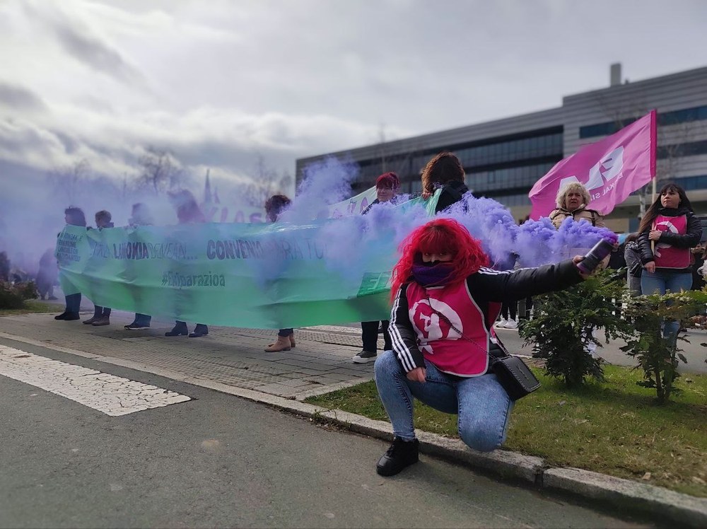 ELA denuncia la precaria situación de las empleadas del hogar en el acto confederal celebrado en Gasteiz