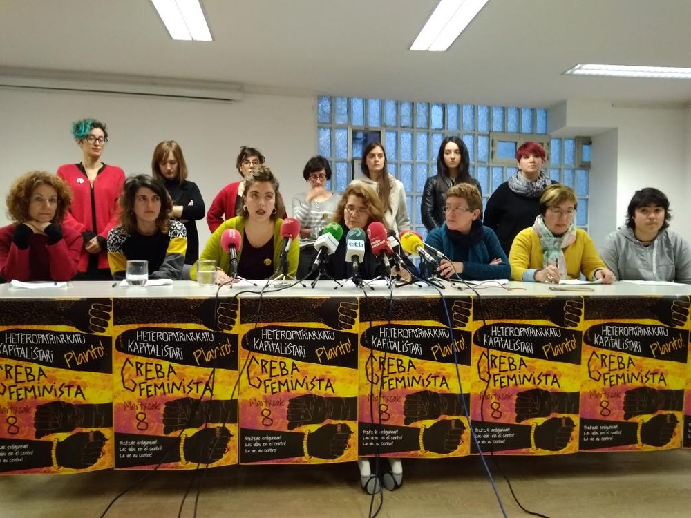 Masivo seguimiento de la huelga feminista del 8 de Marzo en el ámbito laboral
