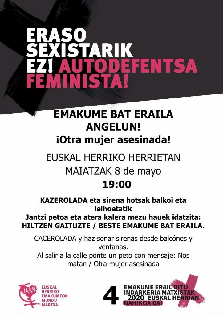 ¡Otra mujer asesinada en Euskal Herria!