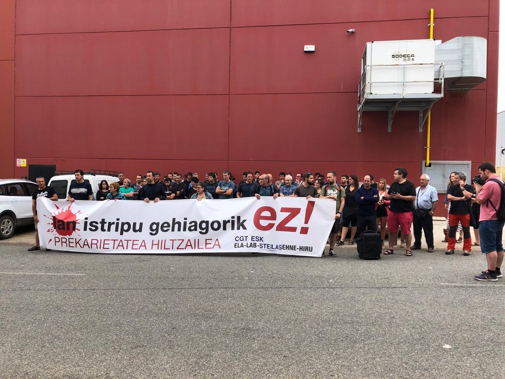 Denunciamos el accidente laboral mortal en Arbizu y exigimos que se esclarezca lo ocurrido