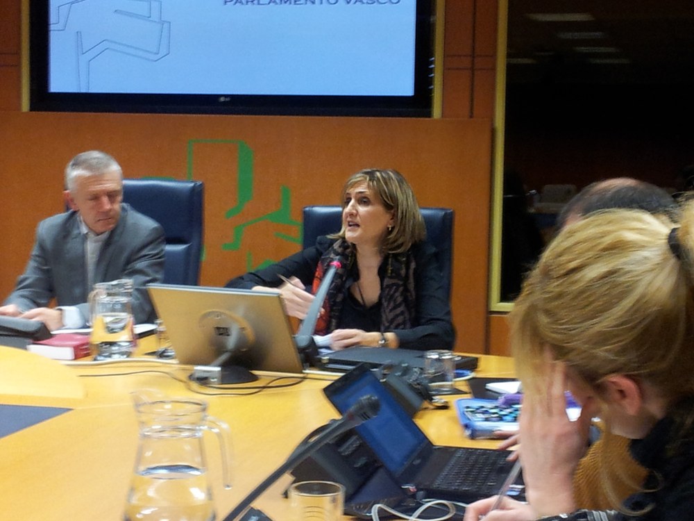 Comparecencia en el Parlamento Vasco para exponer las nefastas consecuencias del TTIP