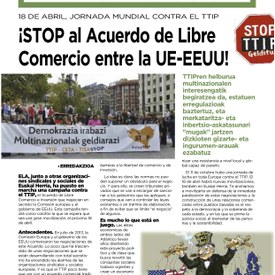 Landeia analiza el TTIP Landeia analiza el TTIP