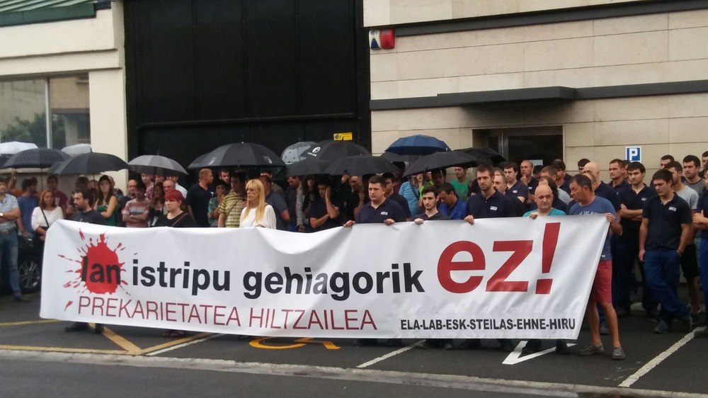Denuncian el accidente laboral mortal de la empresa Glual Energy en Azpeitia