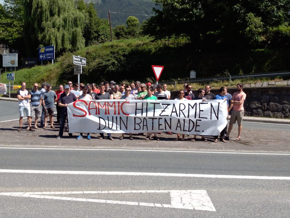 La plantilla de SAMMIC en huelga indefinida